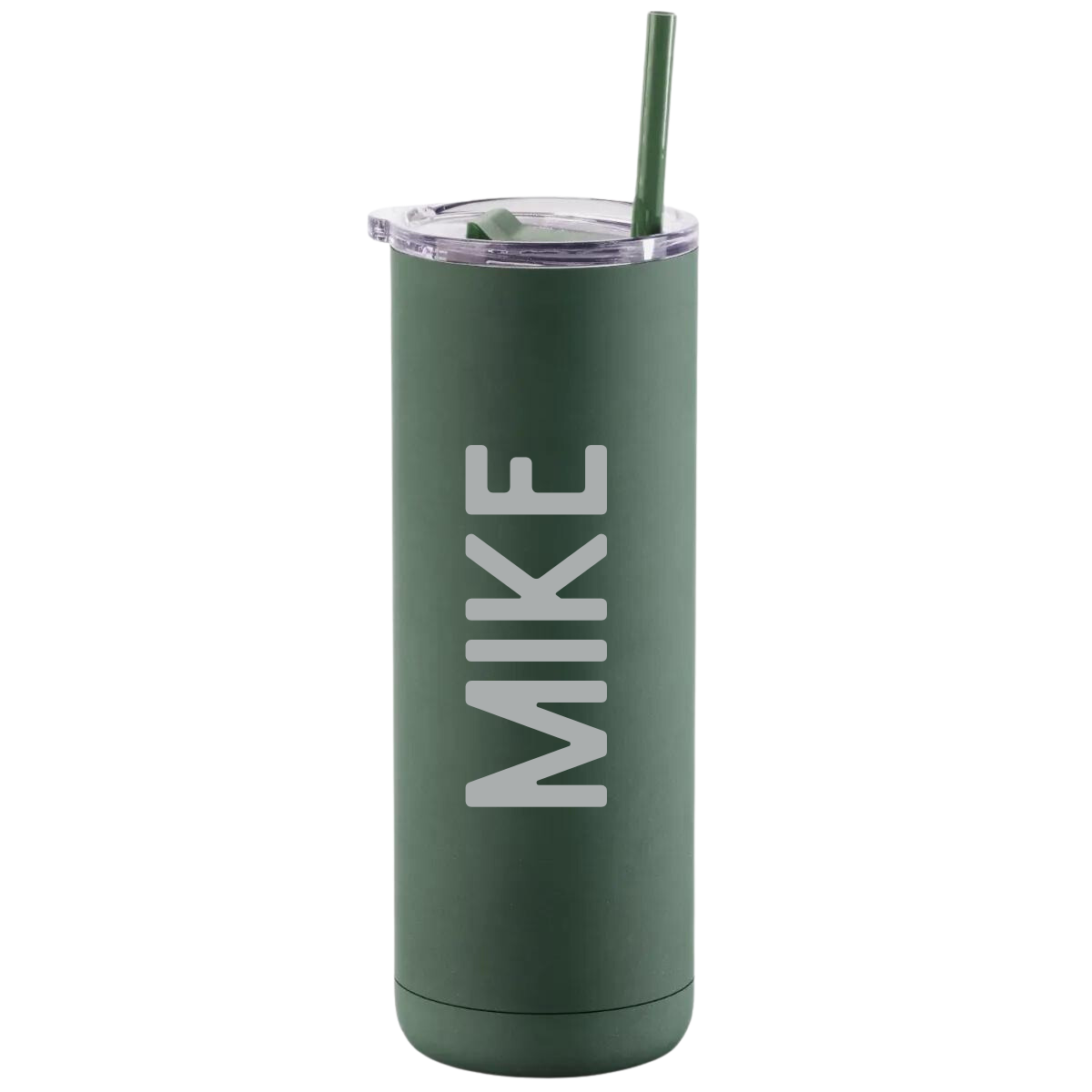 Personalized 20 Oz. Slim Tumbler: MATTE PINE NEEDLE